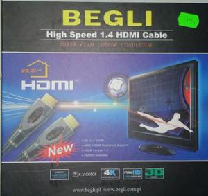 Kabel HDMI High Speed 1.4 Cable 0,7m. - 2859858160