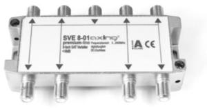 Rozdzielacz sygnau RTV i SAT - Axing SVE 8-01 - 2859857875