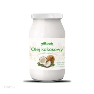 Olej kokosowy rafinowany bezzapachowy 900 ml - Witpak - 2860449471