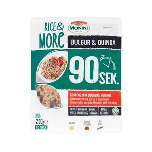 Mieszanka Rice&More bulgur i quinoa 90sek. 250g MONINI - 2860450281