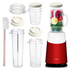 Blender personalny II Mason Jar Ready red (zestaw 12 element - 2860452156