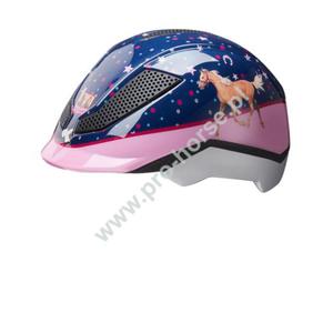 Kask do jazdy konnej, jak i na rowerze KED Pina Originals Pferdefreunde granat-rowy - 2877222377