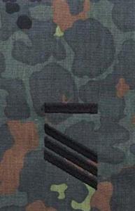 Pagony BW flecktarn - czarne obszycie - 07. Hauptgefreiter UA