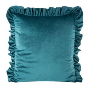 Poszewka na poduszke 45X45 Z FALBAN VELVET 25 TUR - 2870440490