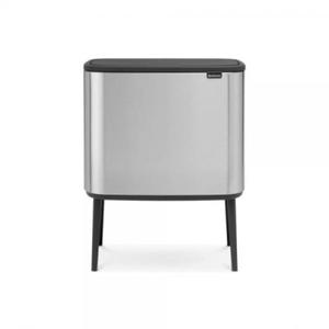 Kosz Bo Touch Bin 36 l, 1 komora, stal matowa FPP - Brabantia - 2877266209