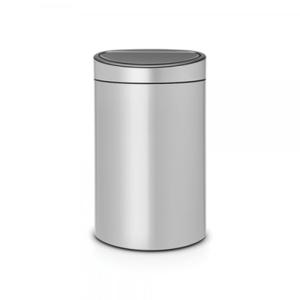 Kosz Touch Bin New 40 l metaliczny szary - Brabantia - 2878141885