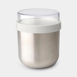 Pojemnik termiczny 0,5l Make&Take Light Grey - Brabantia - 2877266958